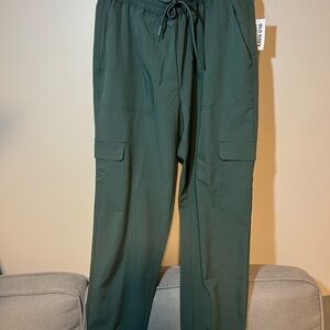 Old Navy Women's Dark Green Cargo Pants